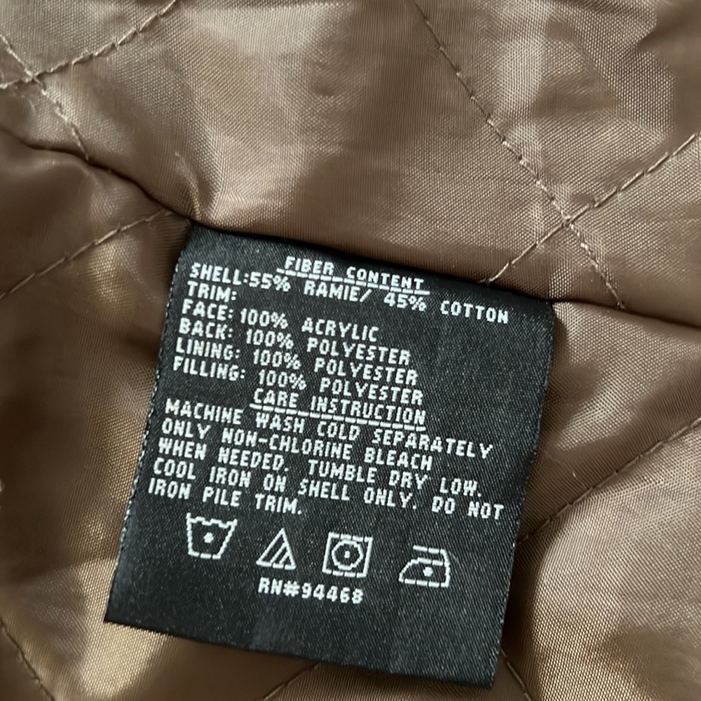 Braetan XL corduroy coat jacket Brown and tan warm office work school vacay - Picture 15 of 16